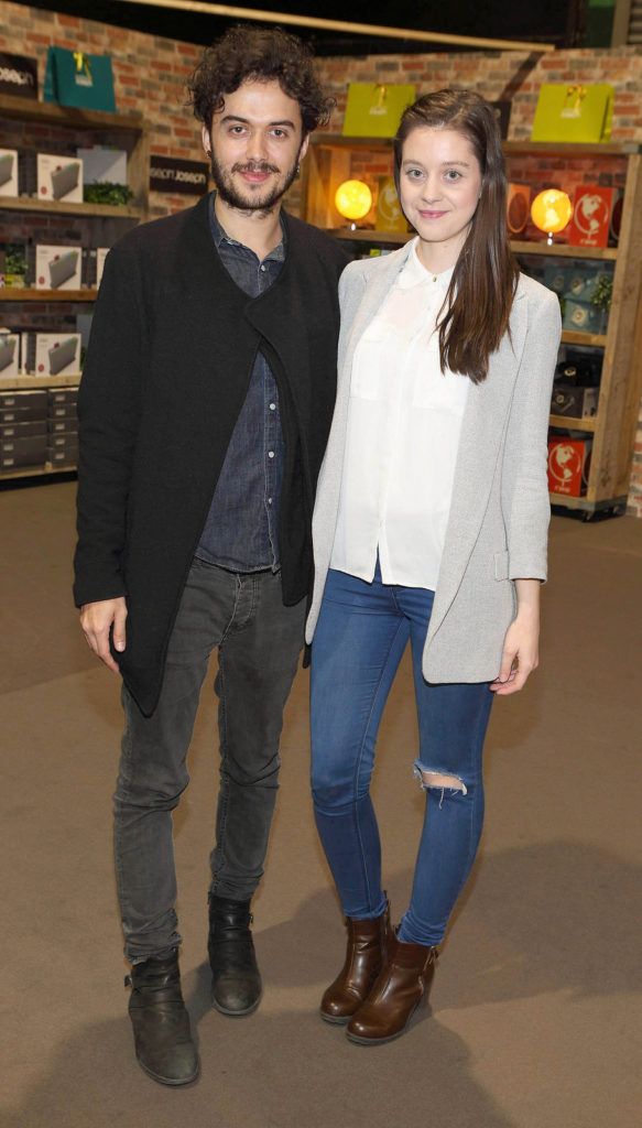 Daniel Fortes and Lauren O'Hanlon  pictured at the Harvey Norman Housewarming Party at the permanent tsb Ideal Home Show at the  RDS  Simmonscourt Dublin  .Picture:Brian McEvoy