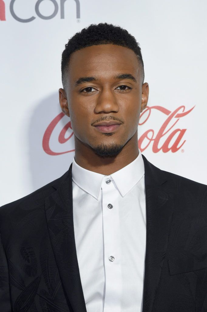 LAS VEGAS, NV - APRIL 14:  Actor Jessie Usher, one of the recipients of the Ensemble of the Universe Award for "Independence Day: Resurgence," attend the CinemaCon Big Screen Achievement Awards brought to you by the Coca-Cola Company at Omnia Nightclub at Caesars Palace during CinemaCon, the official convention of the National Association of Theatre Owners, on April 14, 2016 in Las Vegas, Nevada.  (Photo by Ethan Miller/Getty Images )