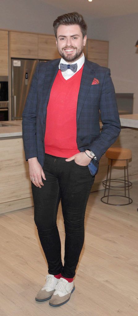 James Butler  pictured at the Harvey Norman Housewarming Party at the permanent tsb Ideal Home Show at the  RDS  Simmonscourt Dublin  .Picture:Brian McEvoy.