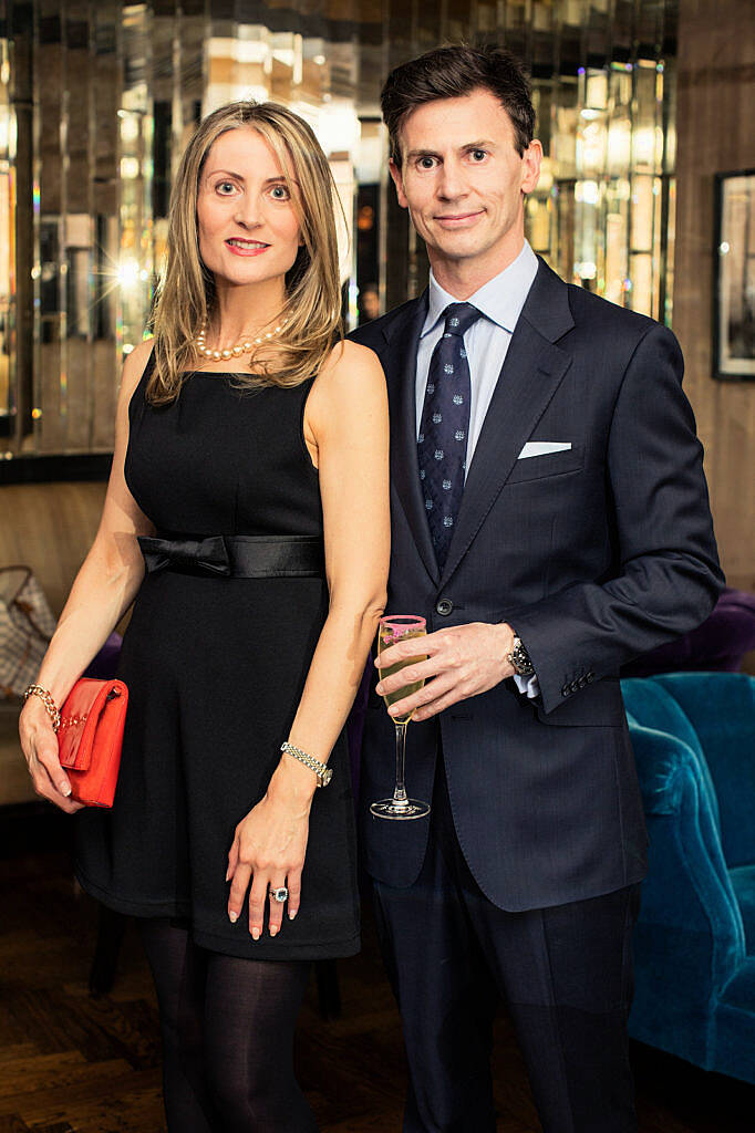 Conor & Niav Devine pictured at the Parfumarija launch of fine fragrance house Ormonde Jayne, at The Westbury Hotel. Photo: Anthony Woods