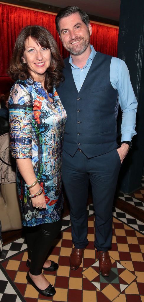 Michelle Jackson and Johnny McShane pictured at the opening of the Adelphi Bar and Steakhouse in Middle Abbey Street,Dublin..Picture:Brian McEvoy.