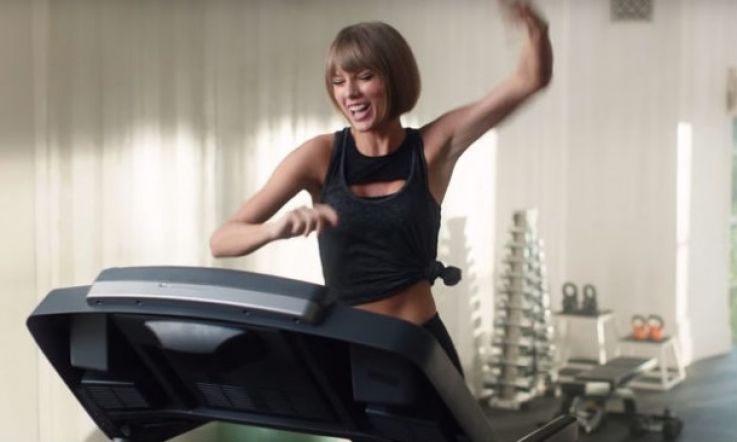 Taylor Swift is all of us on the treadmill