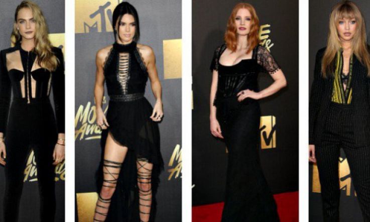 A distinctly Gothic vibe to MTV Movie Awards 2016 red carpet