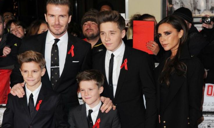 Video proof that one of the mini Beckhams can really sing