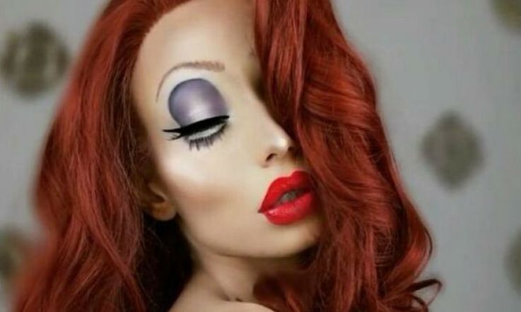 This Jessica Rabbit transformation is actual art