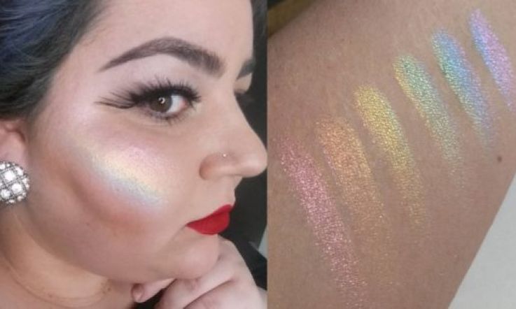 Is rainbow highlighter set to be the next big beauty trend?