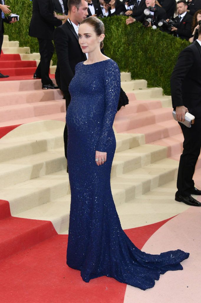 NEW YORK, NY - MAY 02:  Actress Emily Blunt attends the "Manus x Machina: Fashion In An Age Of Technology" Costume Institute Gala at Metropolitan Museum of Art on May 2, 2016 in New York City.  (Photo by Larry Busacca/Getty Images)