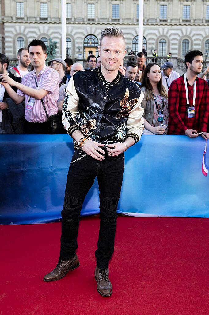 Nicky Byrne pictured on the red carpet at the opening ceramony for the Eurovision Song Contest in Stockholm Sweden 2016. Picture Andres Poveda