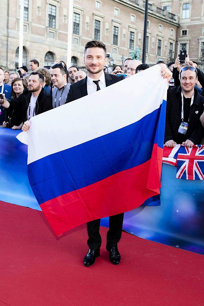 Sergey Lazarev the Russian entry pictured on the red carpet at the opening ceramony for the Eurovision Song Contest in Stockholm Sweden 2016. Picture Andres Poveda