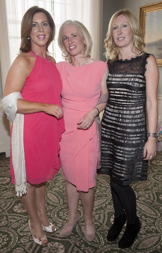 Paula Manning, Sam Cullen and Lyndsey Healy pictured at Keane McDonald's annual cocktail party, in aid of their charity partner The Jack & Jill children’s foundation at the Merrion Hotel. Pic Patrick O'Leary 