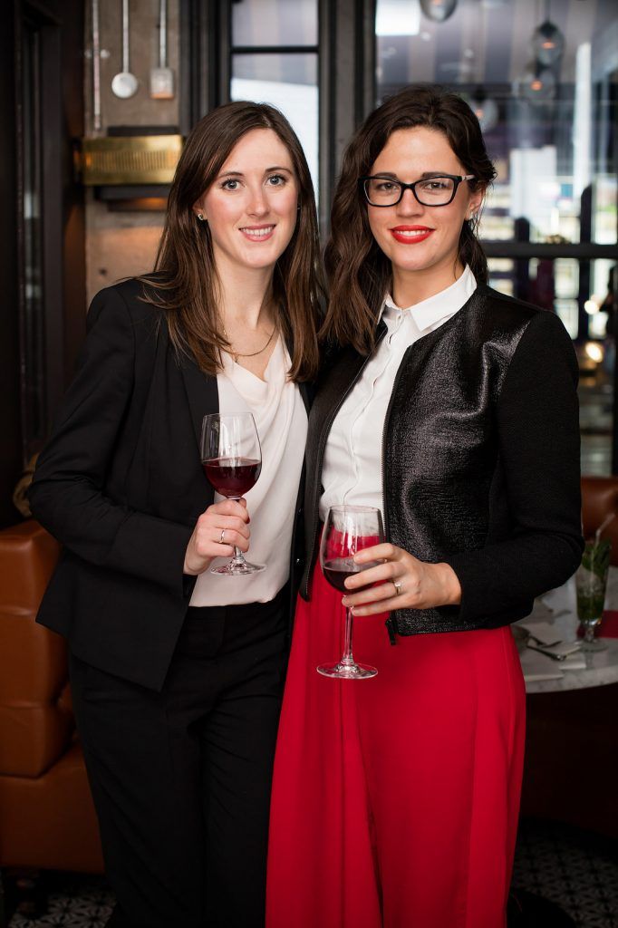 Aisling O'Sullivan & Aisling Ahern pictured at the relaunch of Pichet. The restaurant has undergone an entire refit complete with new bar area, marble finishes and fresh branding. A modern take on a classic bistro, multi award winning Pichet remains dedicated to the best of local and seasonal produce and, in celebration of the reopening, the restaurant has announced the introduction of a new guest chef service initiative – Friends of Pichet. The first of these will be Andy McFadden, head chef at Pied A Terre, London on Sunday May 29th. <a href="http://www.pichet.ie" rel="nofollow">www.pichet.ie</a> #FriendsofPichet . Photo: Anthony Woods..