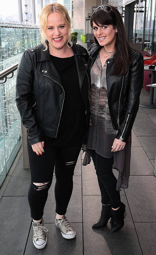 Lili Forberg abd Sooby Lynch  at the annual Gibson Hotel Summer Barbecue at The Gibson Hotel,Point Village,Dublin.Pictures:Brian McEvoy.