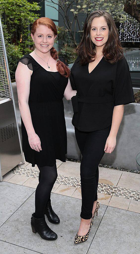 Alison Daly and Emma O Farrell at the annual Gibson Hotel Summer Barbecue at The Gibson Hotel,Point Village,Dublin.Pictures:Brian McEvoy.