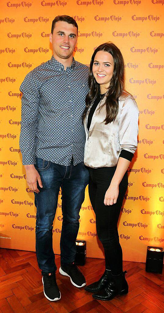 Emmet McMahon and Lily Killeen at the launch of the 2016 Campo Viejo Tapas Trail in Drury Buildings...Picture:Brian McEvoy
