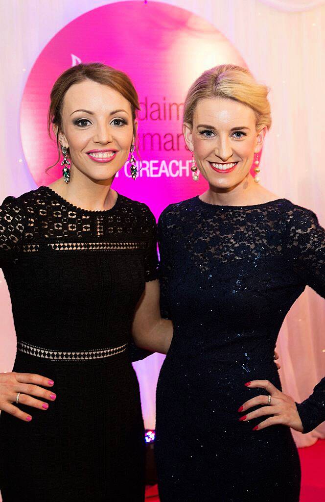 
Pictured at the Oireachtas Media Awards in the Salthill Hotel Galway was Aisling Ní chormaic and Gearóidín de Bhailís Gaillimh. These annual awards recognise the achievements and successes within the Irish language media sector.   Photo:Andrew Downes, xposure.   