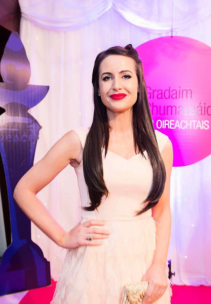 
Pictured at the Oireachtas Media Awards in the Salthill Hotel Galway was Mairead Ní chuaig Cill Chiarain Gaillimh - Presenter TG4 . These annual awards recognise the achievements and successes within the Irish language media sector.   Photo:Andrew Downes, xposure.   