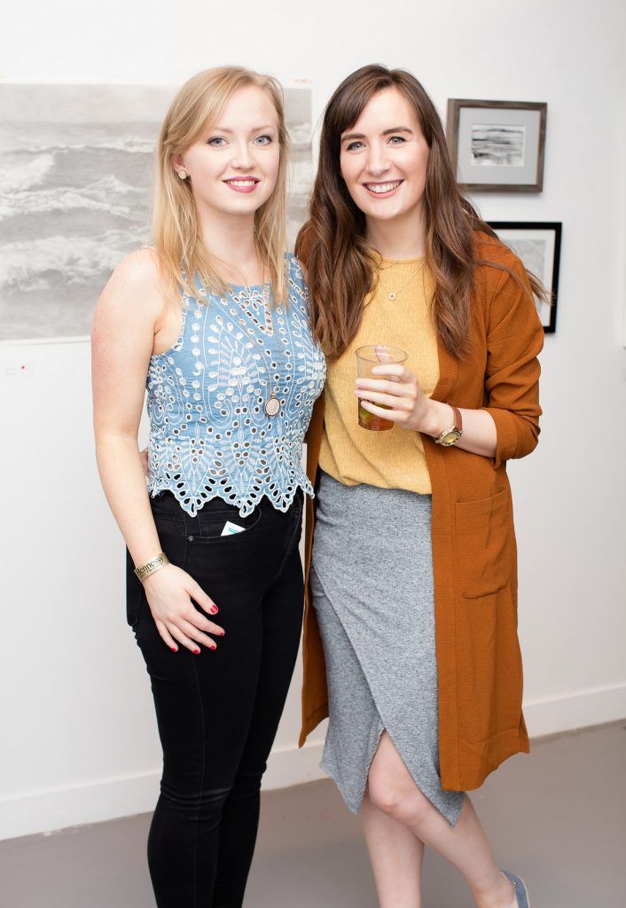 Emma O'Reilly & Roisín Sweeney pictured at Hennessy Lost Friday on Friday, 13th May in the RHA. .The evening featured a mix of collaborations with some of Ireland’s most innovative.creatives, and was the second  of four events planned for 2016.Photo: Anthony Woods