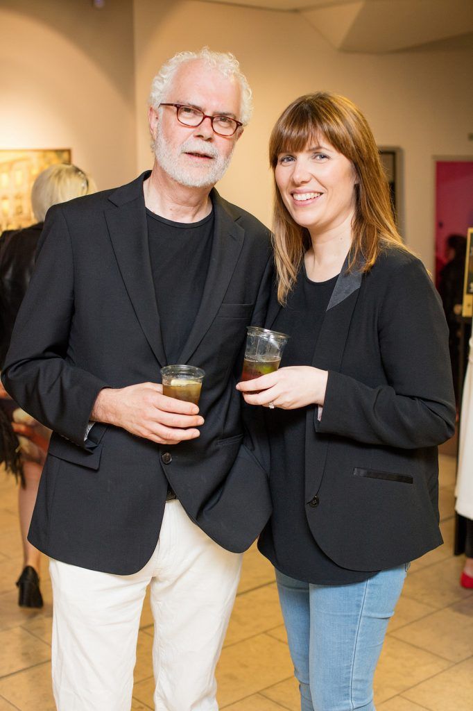 Patrick T Murphy & Elaine Cullen pictured at Hennessy Lost Friday on Friday, 13th May in the RHA. .The evening featured a mix of collaborations with some of Ireland’s most innovative.creatives, and was the second  of four events planned for 2016.Photo: Anthony Woods