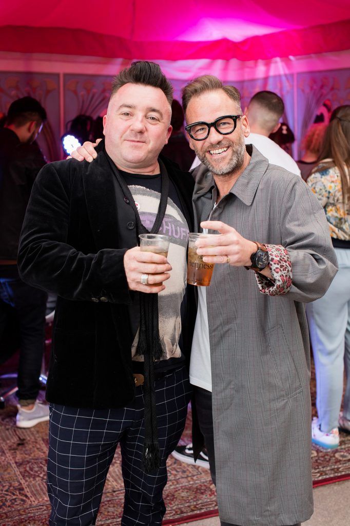 Darren Robinson & Emmett Byrne pictured at Hennessy Lost Friday on Friday, 13th May in the RHA. .The evening featured a mix of collaborations with some of Ireland’s most innovative.creatives, and was the second  of four events planned for 2016.Photo: Anthony Woods