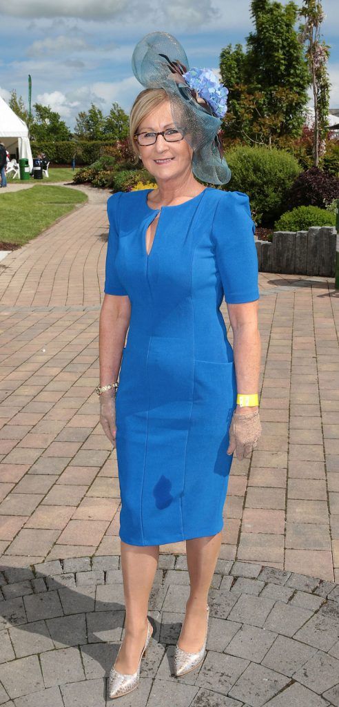 Eilish Stack at the Killashee Irish Tatler Style Icon competition at The 1000 Guineas at the Curragh Racecouse,Kildare. .Picture :Brian McEvoy