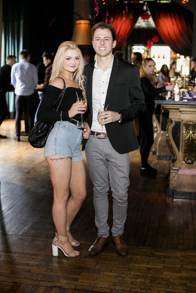 Becca Furlong and Sam Agar pictured enjoyed a Belvedere Spritz at Dublin’s second LOVE BRUNCH, which was held in The Odeon Dublin.  On the day, guests enjoyed music, antics and a selection of delicious Belvedere Spritz cocktails. Picture Andres Poveda