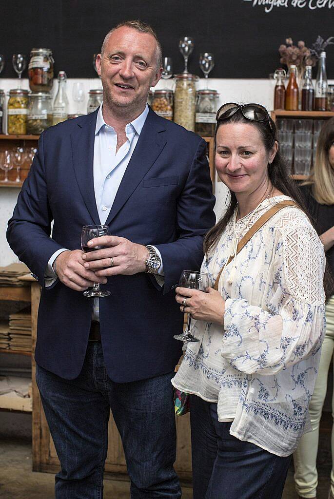 Gerry & Aisling Walsch pictured at the launch of The Happy Pears new book "The World of The Happy Pear" in the Fumbally Cafe. Photo Sean Cahill. 