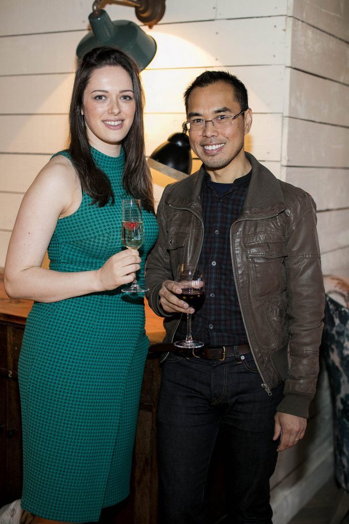 
Ciara Hendy and Mo Zainal pictured at the Friends & Neighbours gathering in Union Café, Mount Merrion, Co  Dublin.  Picture Andres Poveda