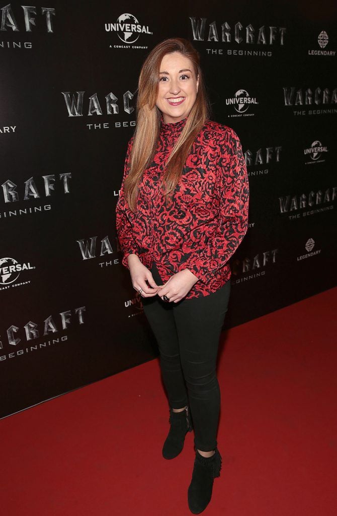 Linda Burke at the Irish premiere screening of WarCraft The Beginning  at the Savoy Cinema, Dublin. WarCraft The Beginning  is in cinemas from Monday 30th May..Picture:Brian McEvoy.