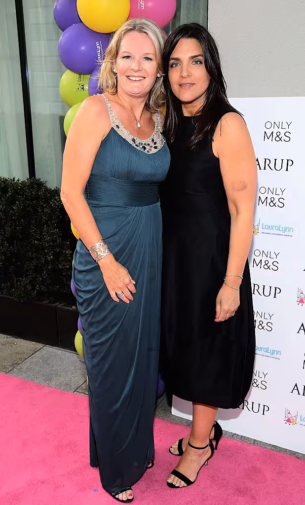 Moya Woods and Dana Sloos at the LauraLynn Heroes Ball at the Mansion House Dublin..Picture:Brian McEvoy