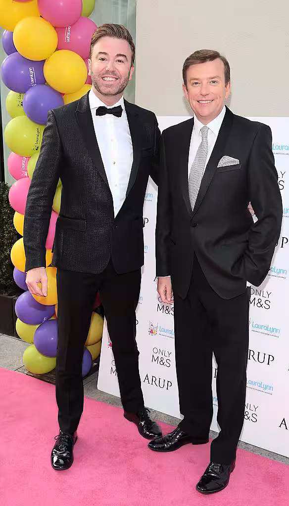 Karl Broderick and Alan Hughes  at the LauraLynn Heroes Ball at the Mansion House Dublin..Picture:Brian McEvoy.