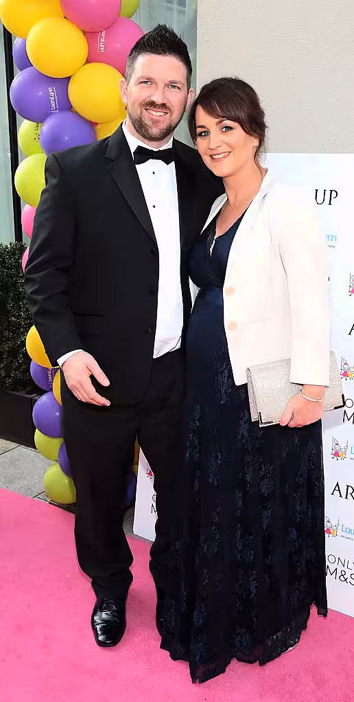 Peter O Sullivan and Claire Cunningham at the LauraLynn Heroes Ball at the Mansion House Dublin..Picture:Brian McEvoy