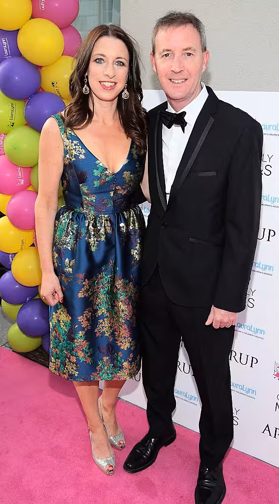 Angie Kinnane and David Costello at the LauraLynn Heroes Ball at the Mansion House Dublin..Picture:Brian McEvoy.