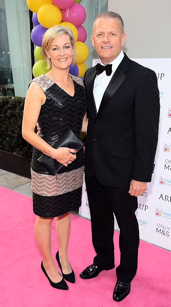 Gillian Duff and Kieran Duff at the LauraLynn Heroes Ball at the Mansion House Dublin..Picture:Brian McEvoy.
