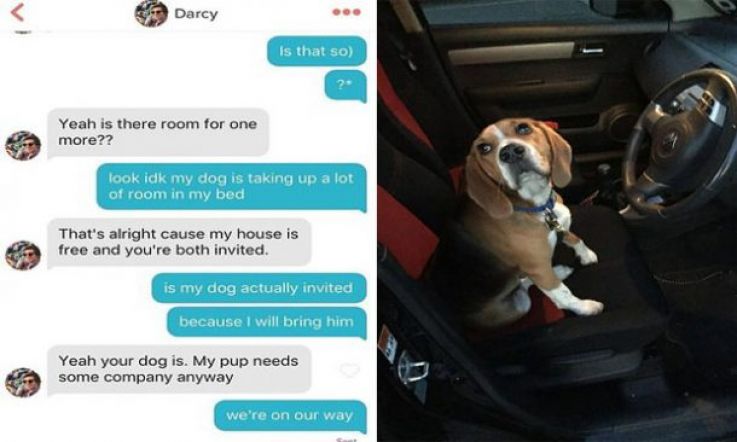 This Tinder date with dogs might be the best date ever