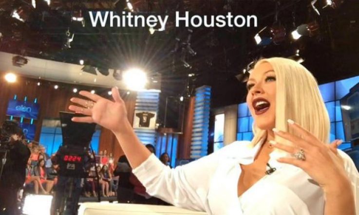 You have to see Christina Aguilera impersonating celebs