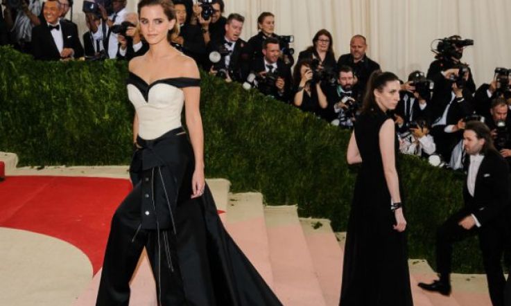 Emma Watson posts breakdown of 'recycled' CK Met Gala dress