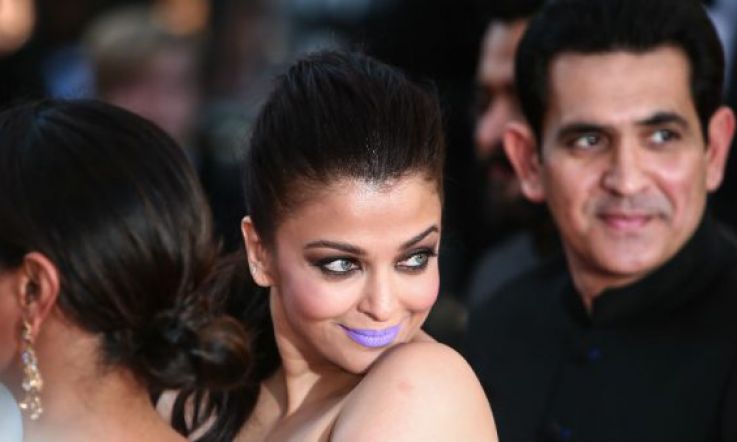 Aishwarya Rai takes a beauty risk with purple lips at Cannes