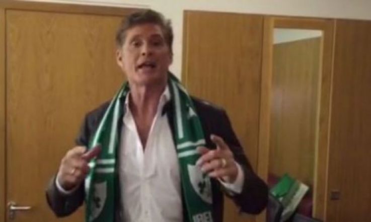 Amy Huberman & The Hoff have a message for Nicky Byrne