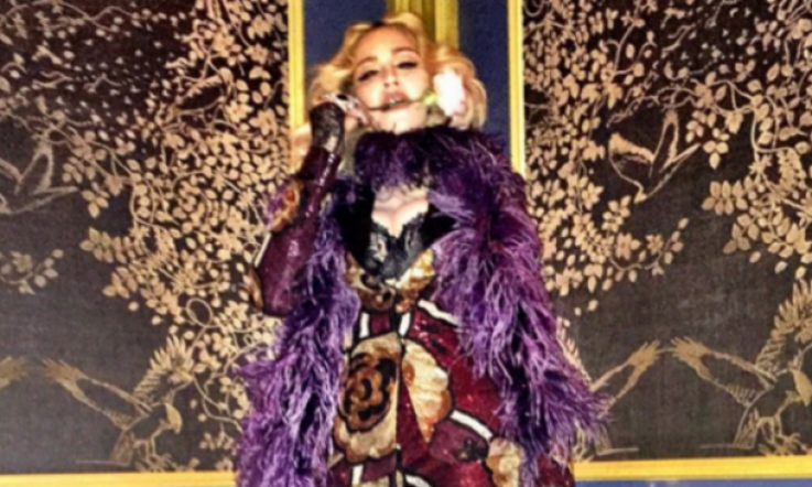 Madonna, to critics of her Prince tribute, "I'm not your bitch"