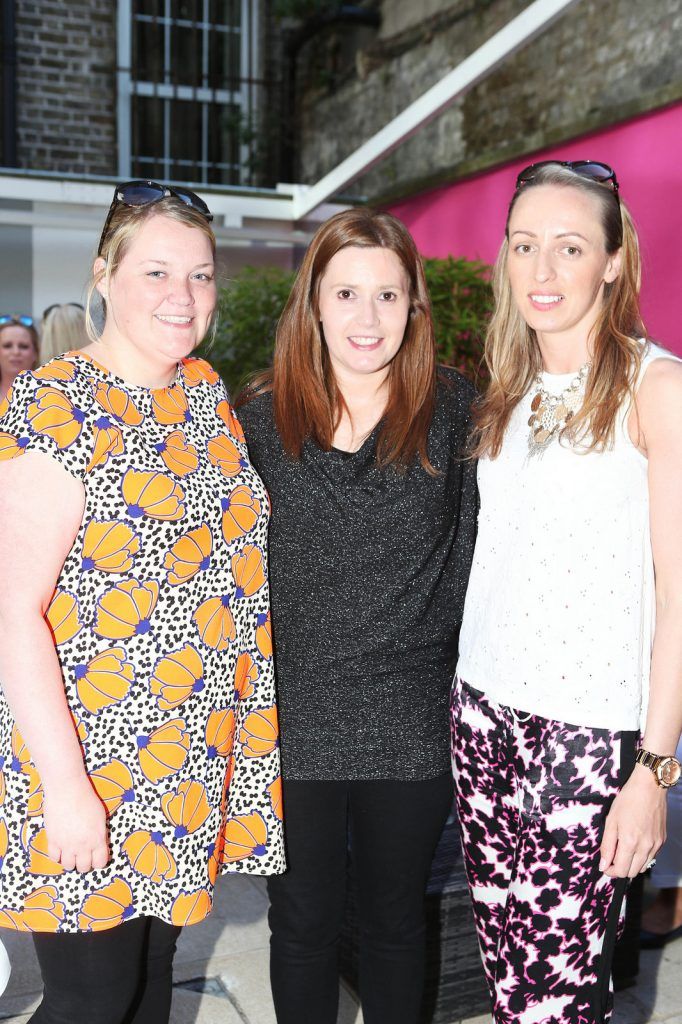 Pictured last in Dublin's Morrison Hotel were  Tracey McAuley, Kerryanne Killian and Sarah Duncan at the launch of the Morrison Summer Menu.Photo: Leon Farrell/Photocall Ireland.