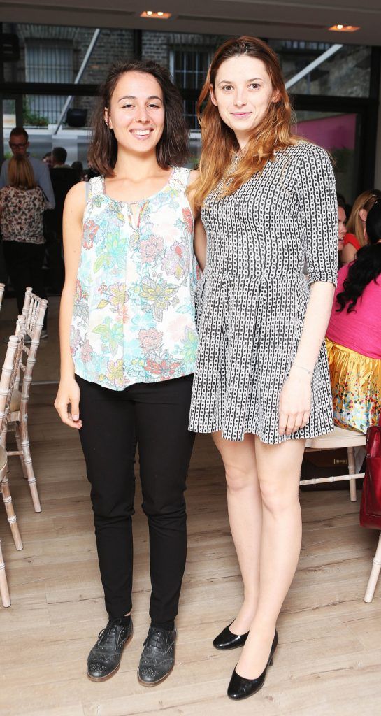 Pictured last in Dublin's Morrison Hotel were  Ivina Grecce and Angeliki Makri  at the launch of the Morrison Summer Menu.Photo: Leon Farrell/Photocall Ireland.