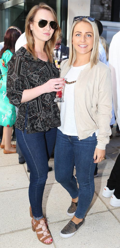 Pictured last in Dublin's Morrison Hotel were  Katie Allen and Aislinn  O Toole at the launch of the Morrison Summer Menu.Photo: Leon Farrell/Photocall Ireland.