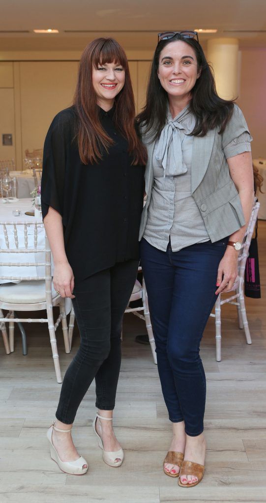 Pictured last in Dublin's Morrison Hotel were Suzanne Dalton  and Audrey Kavanagh at the launch of the Morrison Summer Menu.Photo: Leon Farrell/Photocall Ireland.
