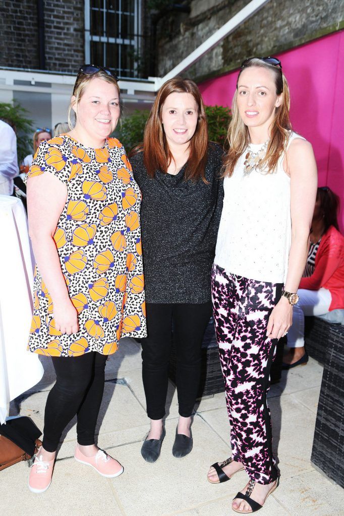 Pictured last in Dublin's Morrison Hotel were  Tracey McAuley, Kerryanne Killian and Sarah Duncan at the launch of the Morrison Summer Menu.Photo: Leon Farrell/Photocall Ireland.