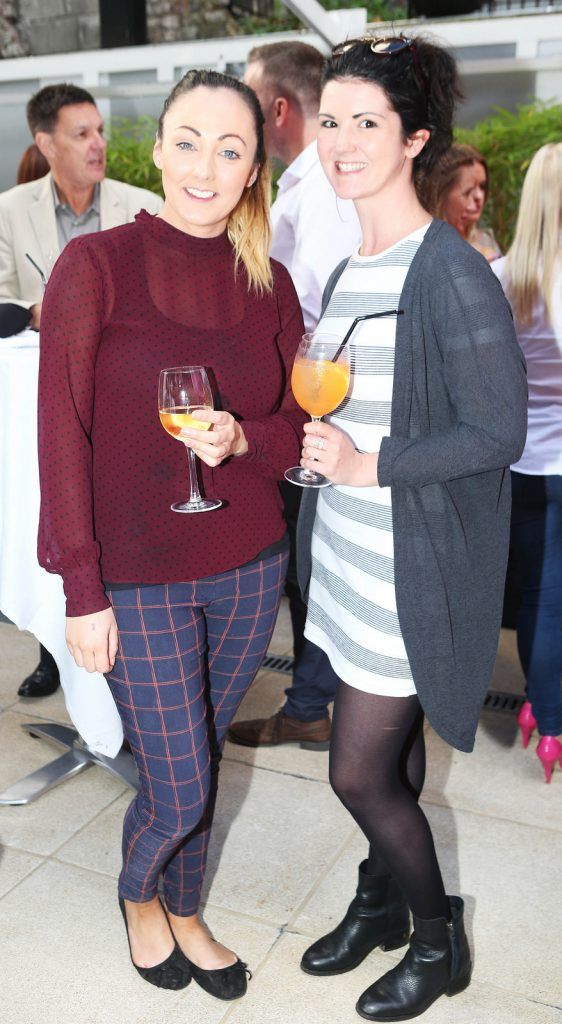 Pictured last in Dublin's Morrison Hotel were  Sally Holden and Rachel Whelan  at the launch of the Morrison Summer Menu.Photo: Leon Farrell/Photocall Ireland.