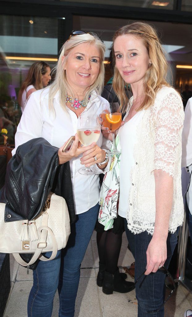 Pictured last in Dublin's Morrison Hotel werePatricia Crabb and Siobhan Hanrahan at the launch of the Morrison Summer Menu.Photo: Leon Farrell/Photocall Ireland.