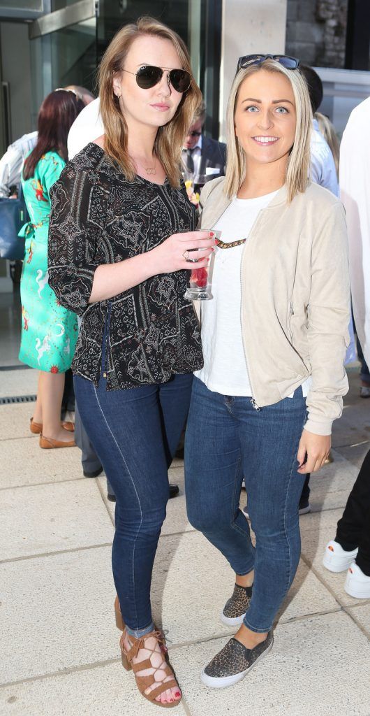 Pictured last in Dublin's Morrison Hotel were  Katie Allen and Aislinn  O Toole at the launch of the Morrison Summer Menu.Photo: Leon Farrell/Photocall Ireland.