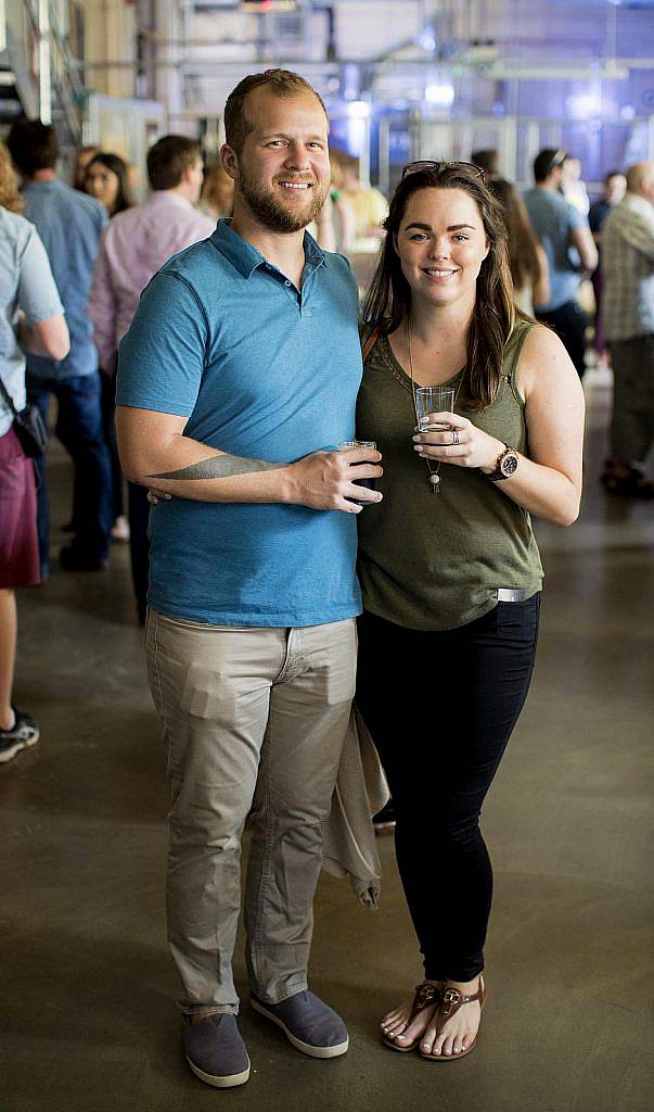 Sarah Hogan and Chnzs Gourles pictured at ‘Taste of Beer’, a beer and food pairing experience at The Open Gate Brewery featuring some of Ireland’s top artisan food producers who are exhibiting at Taste of Dublin next week, Thursday 16th-  19th June. 

Pic: Andres Poveda  