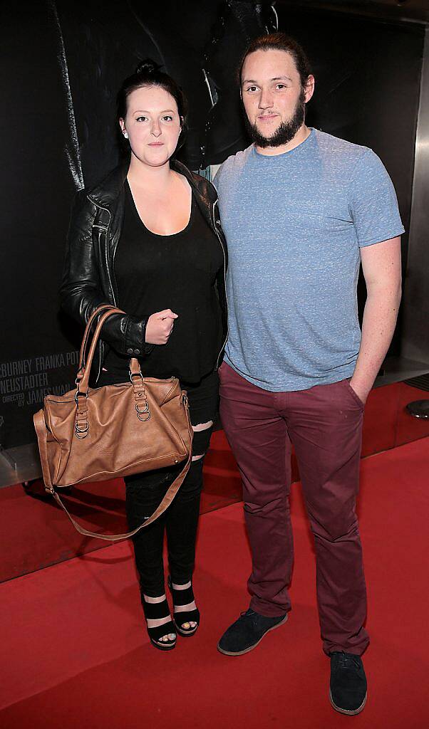 Jade Mulvany and Mark McCabe  pictured at The Irish premiere screening of The Conjuring 2 at The Lighthouse Cinema..Picture:Brian mcEvoy.