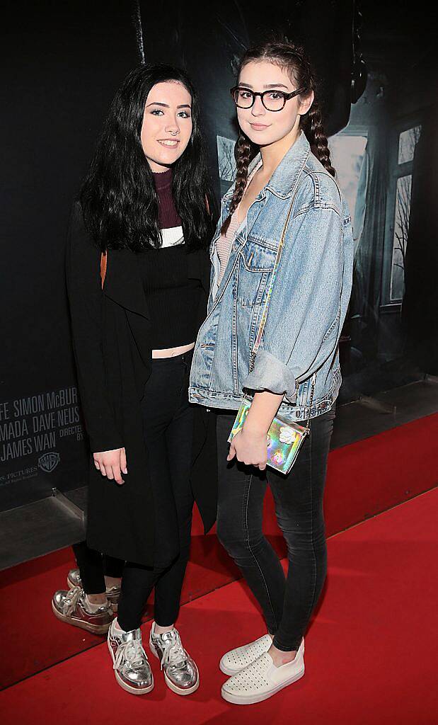 Amy Grant and Jenny Markey Fox  pictured at The Irish premiere screening of The Conjuring 2 at The Lighthouse Cinema..Picture:Brian mcEvoy.